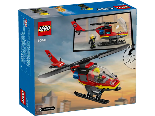 LEGO City 60411 Fire Rescue Helicopter